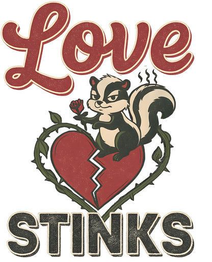 Love Stinks Heart  Gildan Crewneck/Sweatshirt