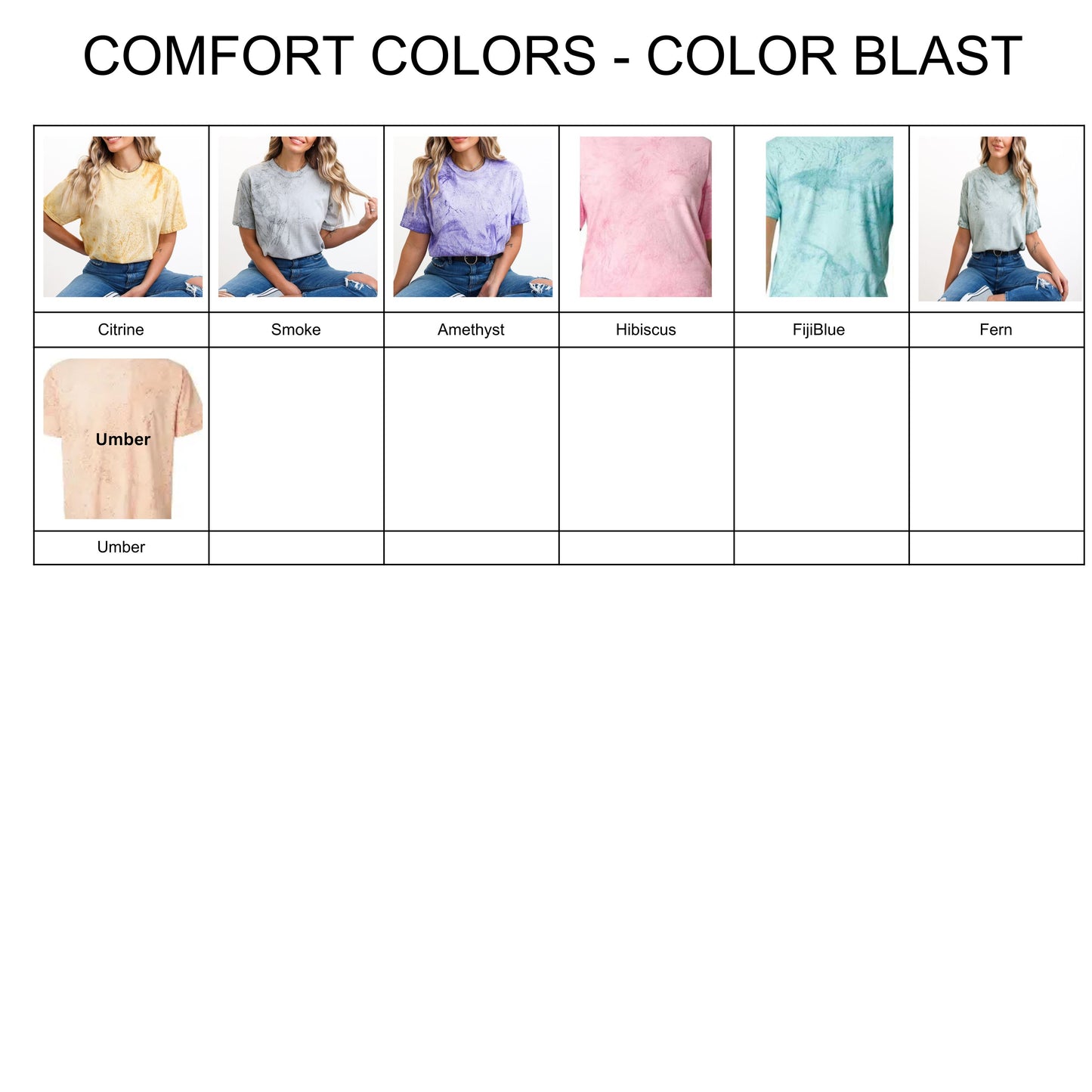 Color Blast - Comfort Color T-shirt